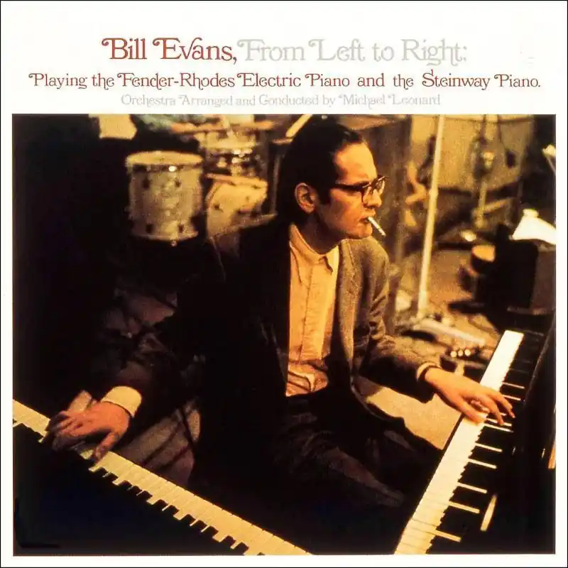 No Minimum Order Bill Evans - From Left to Right (White Colored Vinyl)
