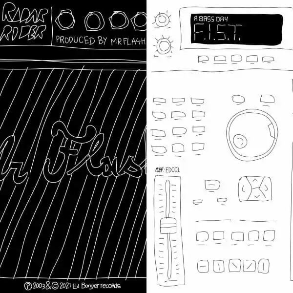 Mr Flash / A Bad Day - Radar Rider/ F.I.S.T (ED001 18th Anniversary) Handmade