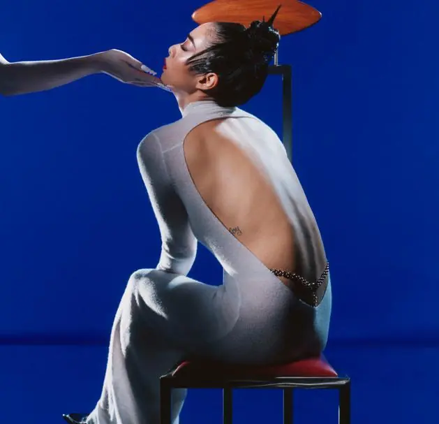 Final Sale Rina Sawayama - Hold The Girl (Blue Cover) Opaque White and Cobalt Blue Colour Mix LP
