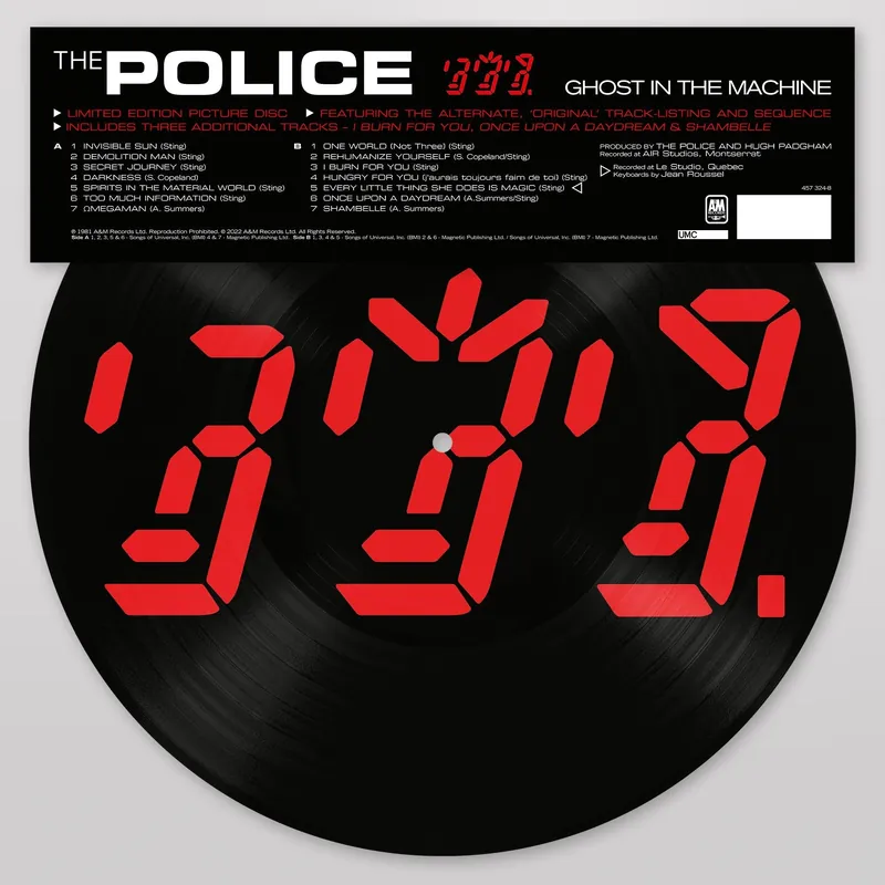 New Arrival The Police - Ghost In The Machine (ltd picture disc)