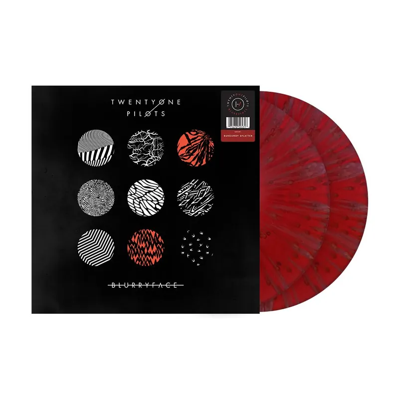 Twenty One Pilots - Blurryface - Ltd 2LP Burgundy Splatter vinyl No Minimum Order