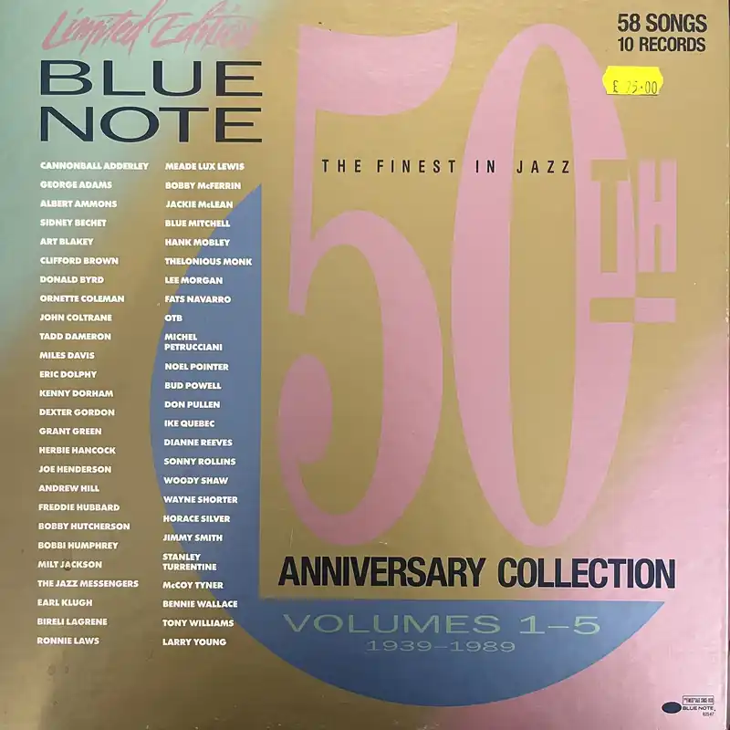 New Release Various Artists - The Finest In Jazz Vol 1 to 5 1939 to 1989 50th Anniversary Collection - LP, Vinyl Music - Blue Note