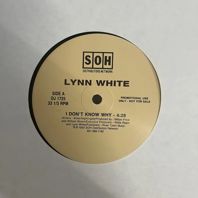 Premium Lynn White - I Dont Know Why | 10 Feet Deep - 12"Single, Vinyl Music - Soh