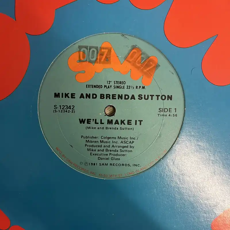 Mike & Brenda Sutton - Well Make It | Instrumental - 12"Single, Vinyl Music - Sam Exclusive