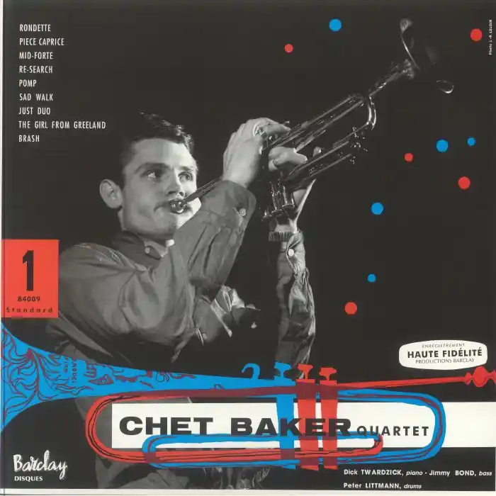 Weekend Sale Chet Baker Quartet - Chet Baker In Paris Volume 1 (180gm) - LP, Vinyl Music - Barclay