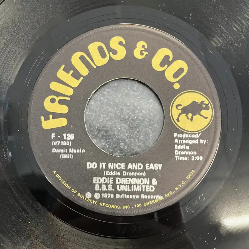 Eddie Drennon & BBS Unlimited - Do It Nice And Easy | Lets Do It Again - 7" single, Vinyl Music - Friends & Co Price Cut