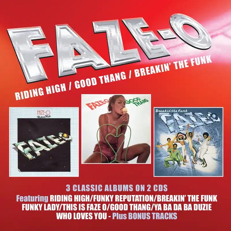 Faze-O - Riding High/Good Thang/Breaking The Funk - CD Music - Robinsongs Buy Today