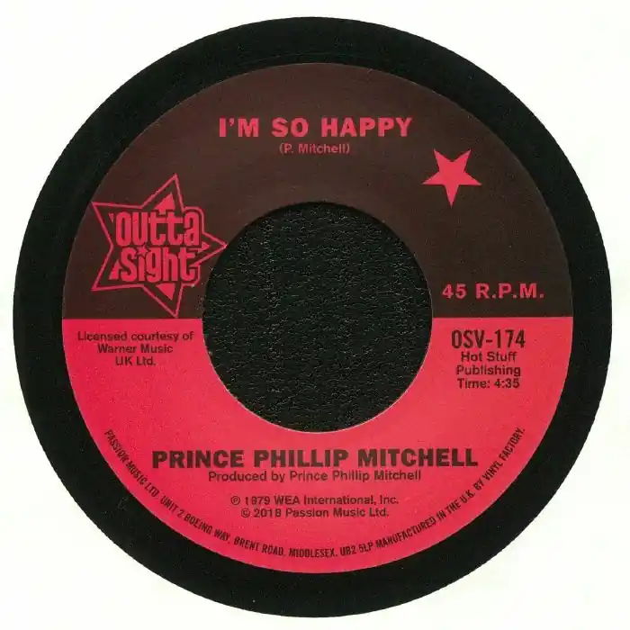 Express Delivery Lou Ragland, Prince Phillip Mitchell - Im So Happy/Since You Said You'd Be Mine - 7" single, Vinyl Music - Outta Sight