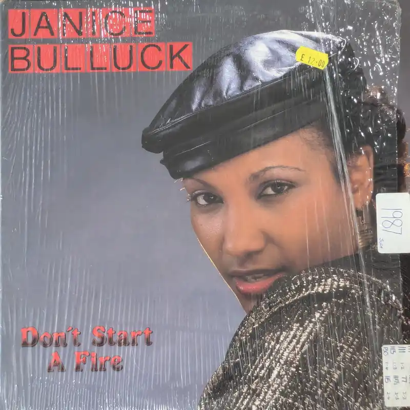 Don’t Miss Out Janice Bulluck - Dont Start A Fire - LP, Vinyl Music - Wrc