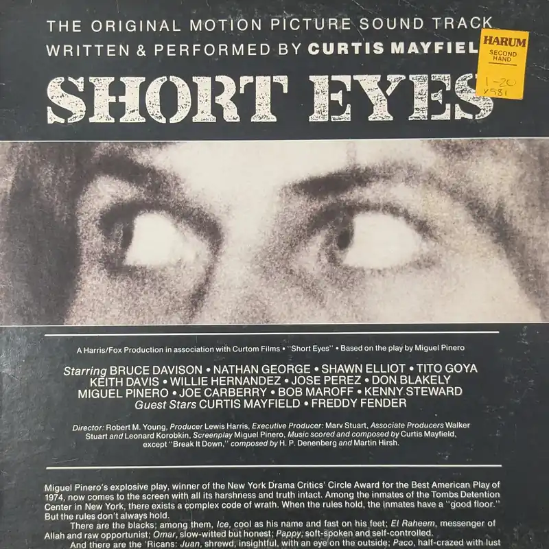 Curtis Mayfield - Short Eyes | The Original Motion Picture Soundtrack - LP, Vinyl Music - Curtom Premium