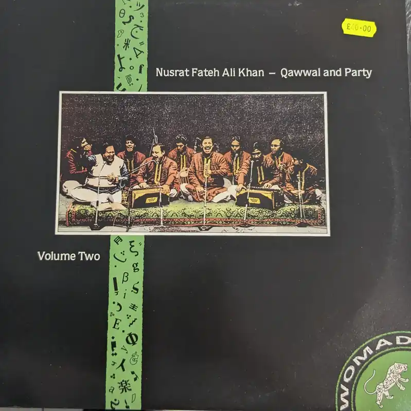 Warranty Included Nusrat Fateh Ali Khan - Qawaal and Party Vol 2 - LP, Vinyl Music - Womad