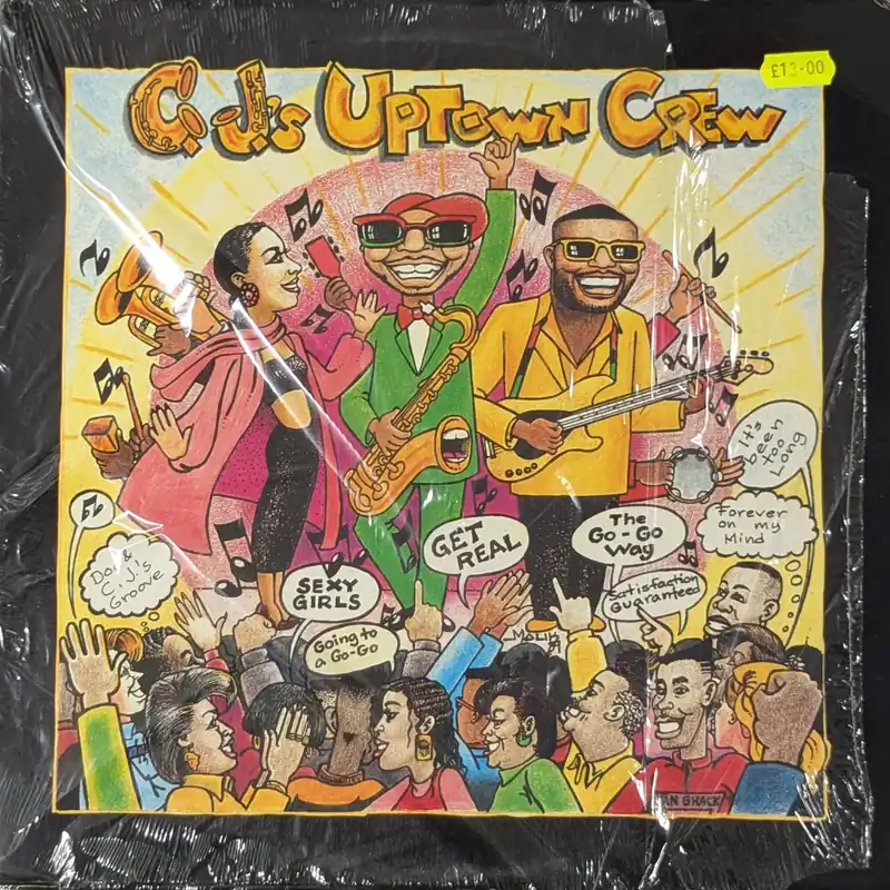Cjs Uptown Crew - Get Real - LP, Vinyl Music - Washington Hit Makers Bulk Order