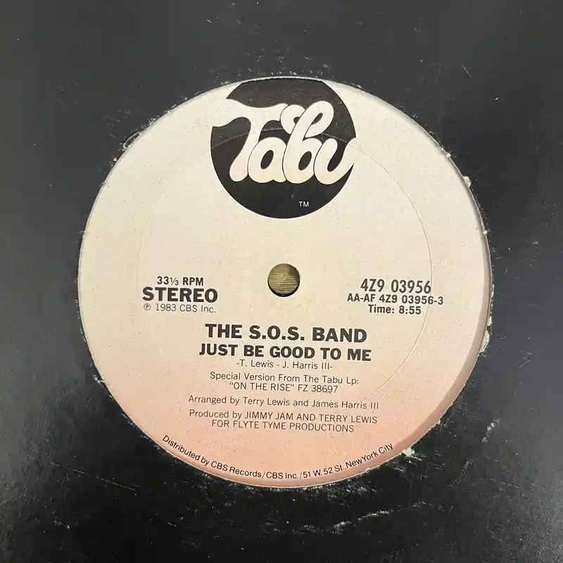 Grab Now Sos Band - Just Be Good To Me Long Version | Short Version - 12" Single, Vinyl Music - Tabu