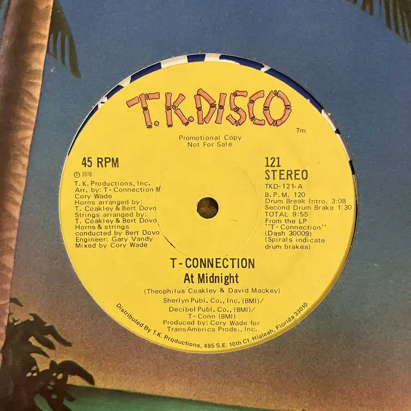T Connection - At Midnight | Playin Games - 12" Single, Vinyl Music - Tk Disco Crafted