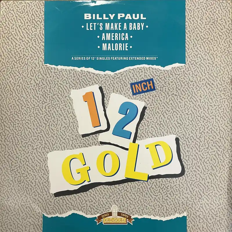 High Quality Billy Paul - Lets Make A Baby | America | Malorie - 12" Single, Vinyl Music - Old Gold