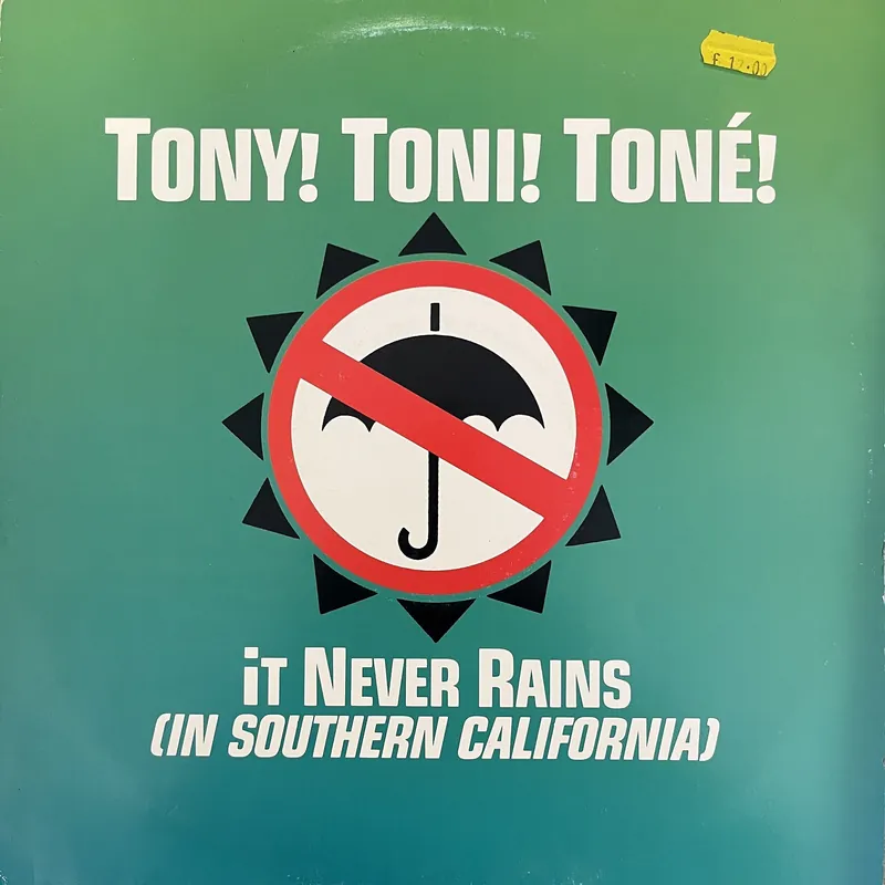 Tony Toni Tone - It Never Rains In Southern California) - 12" Single, Vinyl Music - Wing Top Pick