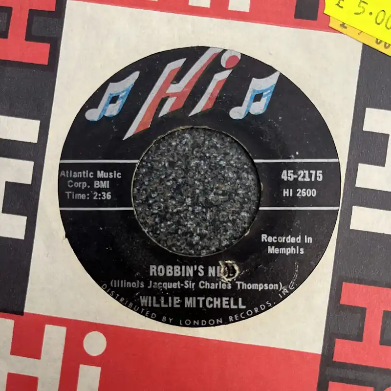 Willie Mitchell - Robbins Nest | Six To Go - 7" single, Vinyl Music - Hi Free Delivery