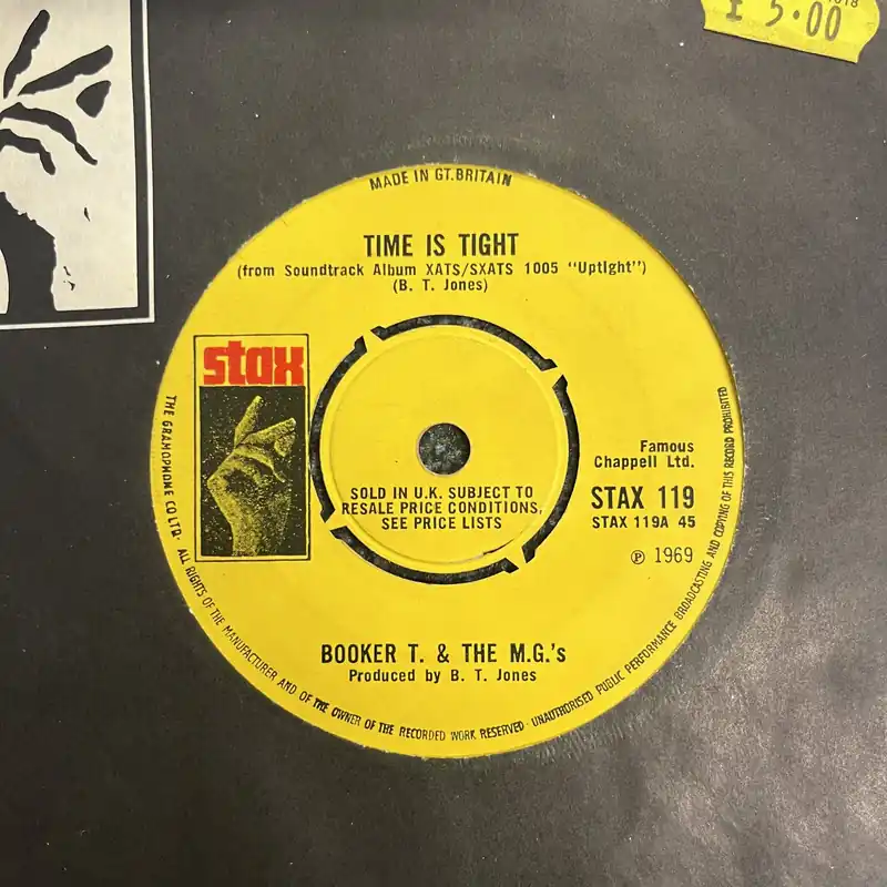 Booker T & The Mg'S - Time Is Tight | Hang Em High - 7" single, Vinyl Music - Stax Get Yours