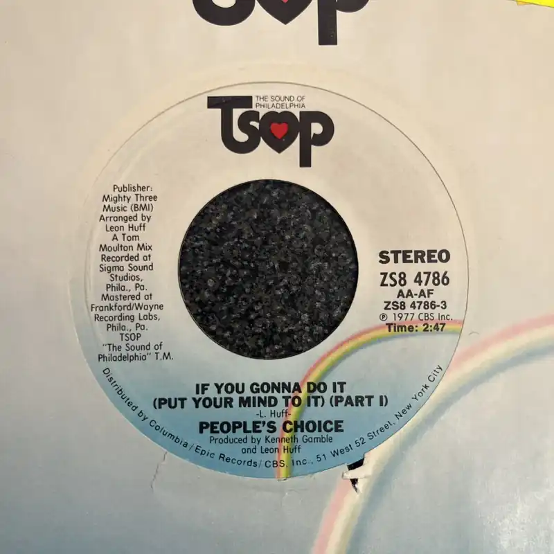 Peoples Choice - If You Gonna Do It (Put Your Mind To It) | If You Gonna Do It Pt 2 - 7" single, Vinyl Music - Tsop Big Sale