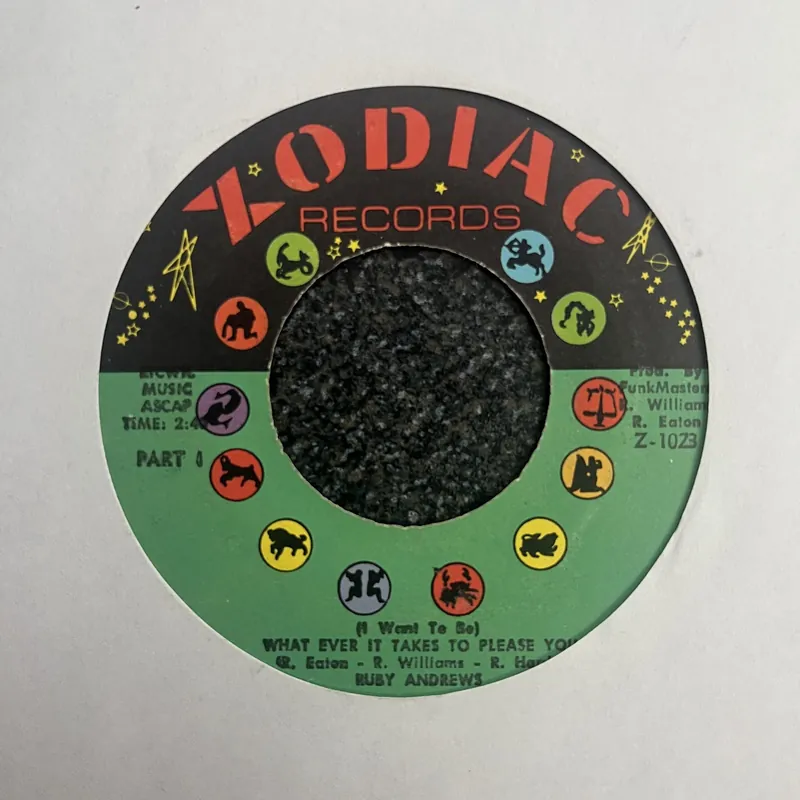 Ruby Andrews - What Ever It Takes To Please You - 7" single, Vinyl Music - Zodiac Same Day Shipping