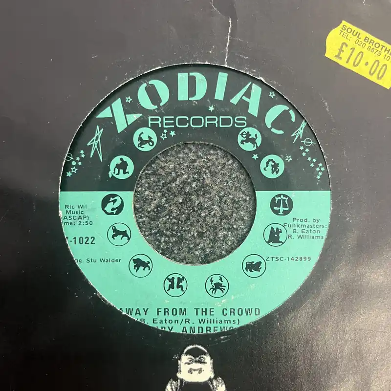 Editor’s Pick Ruby Andrews - Away From The Crowd | Hound Dog - 7" single, Vinyl Music - Zodiac