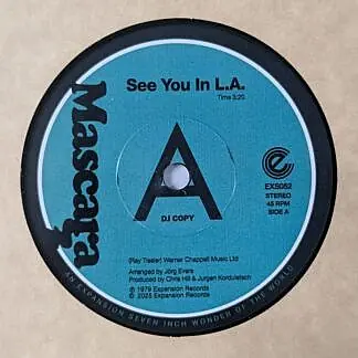 Mascara - See You In L.A (DJ Copy) - 7" single, Vinyl Music - Expnasion Place Order