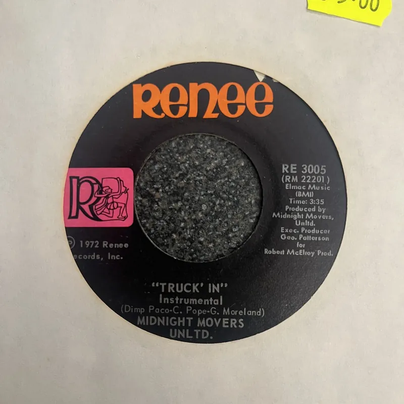 Midnight Movers Unlimited - Truck In | Put Your Mind In Your Pocket - 7" single, Vinyl Music - Renee Place Order