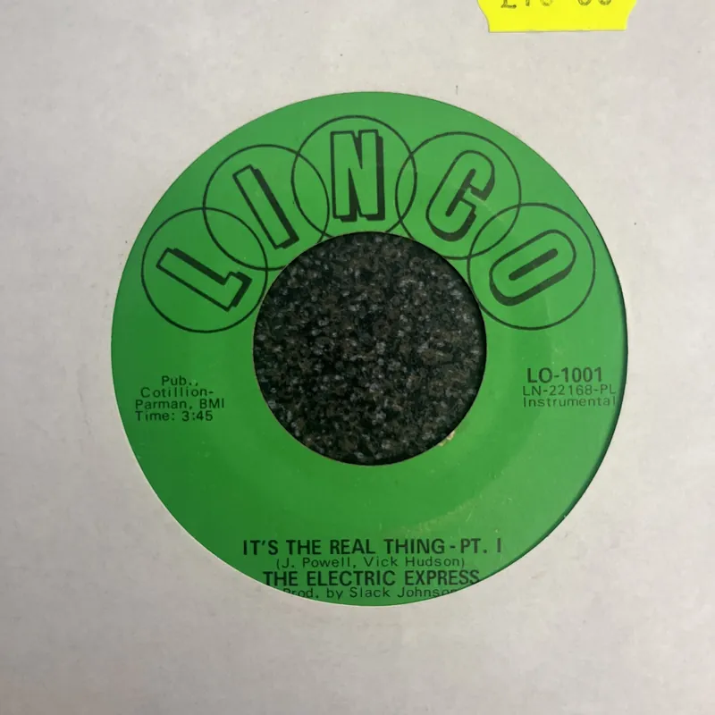Original The Electric Express - Its The Real Thing Pt 1 | Its The Real Thing Pt 2 - 7" single, Vinyl Music - Linco