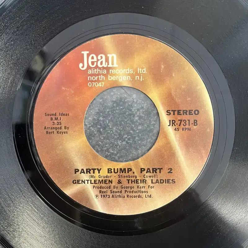 Gentlemen & Their Ladies - Party Bump | Party Bump Pt 2 - 7" single, Vinyl Music - Jean Express Delivery