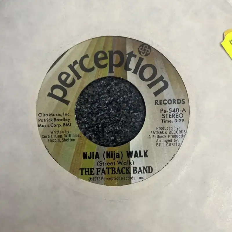 Shop Now The Fatback Band - Njia Walk | Soul Man - 7" single, Vinyl Music - Perception