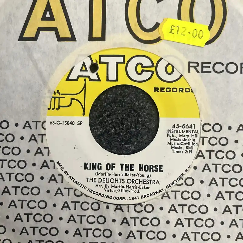 The Delights Orchestra - King Of The Horse | Do Your Thing - 7" single, Vinyl Music - Atco Warranty Included