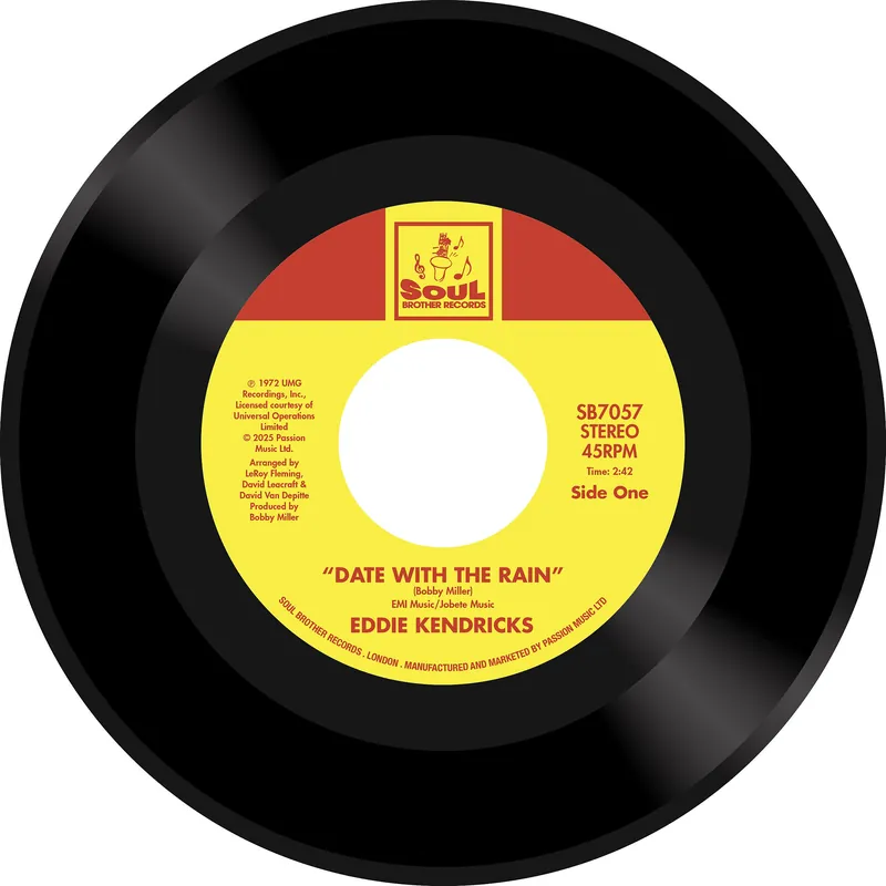 Markdown Eddie Kendricks - Date With The Rain/Intimate Friends - 7" single, Vinyl Music - Soul Brother