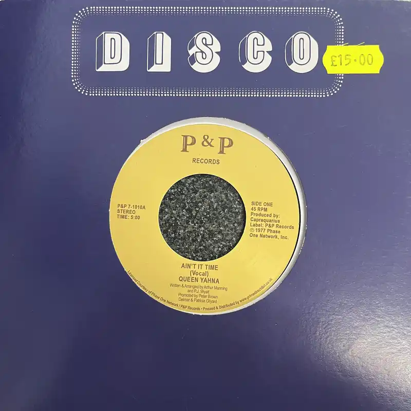 While Supplies Last Queen Yahna - Aint It Time - 7" single, Vinyl Music - P&P