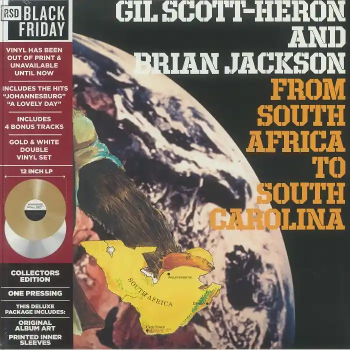 Buy Today Gil Scott Heron And Brian Jackson - From South Africa To South Carolina (Gold White 2lp) - LP, Vinyl Music - L.M.L.R.