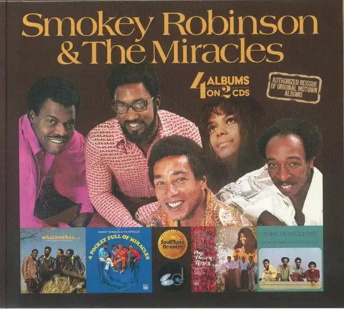 Top Rated Smokey Robinson And The Miracles - A Pocketful Of Miracles/What Love Has Joined Together/One Dozen Roses/Flying High Together - CD Music - Soul Music