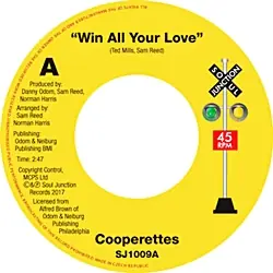 Instant Buy Cooperettes/Toppiks - Win All Your Love/Win All Your Love (soul junction s4519) - 7" single, Vinyl Music - Soul Junction