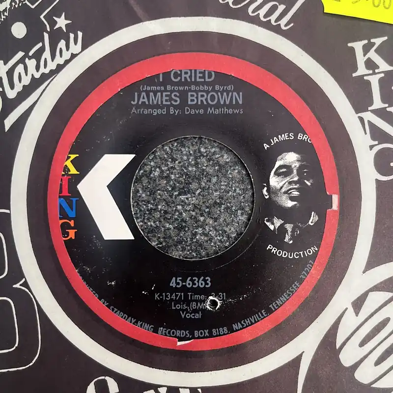 James Brown - I Cried | World pt 2 - 7" single, Vinyl Music - King Viral