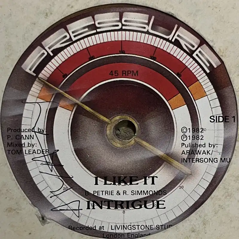 Intrigue - I Like It|I Like It Instrumental - 12" Single, Vinyl Music - Pressure Authentic