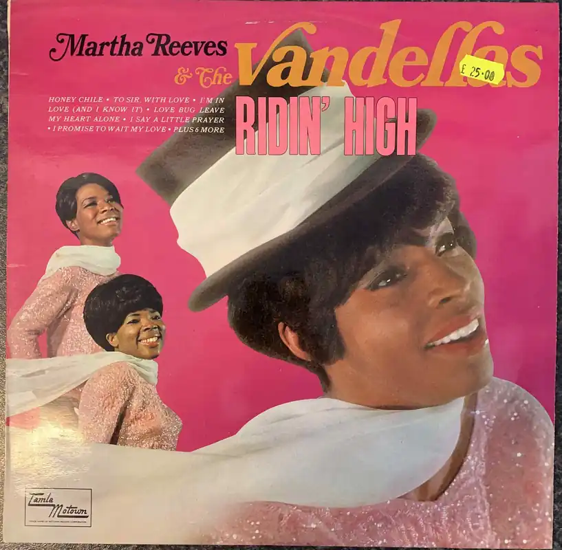 Weekend Sale Martha Reeves And The Vandellas - Ridin’ High - LP, Vinyl Music - Tamla Motown