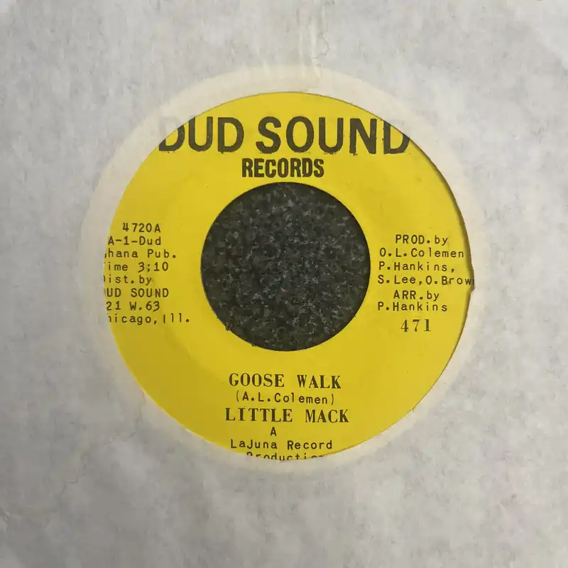 Price Drop Little Mack - Goose Walk | Hard Times - 7" single, Vinyl Music - Dud Sound