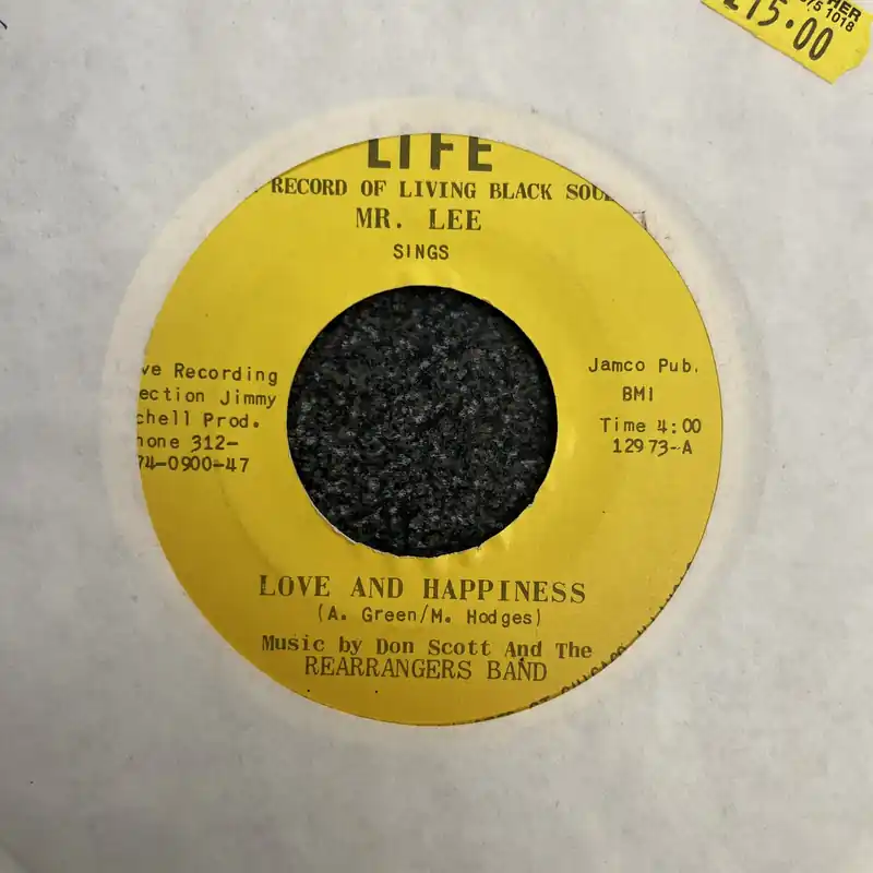 Next Day Delivery Don Scott And The Rearrangers Band, Mr Lee - Love And Happiness | Blue Monday Blues - 7" single, Vinyl Music - Life