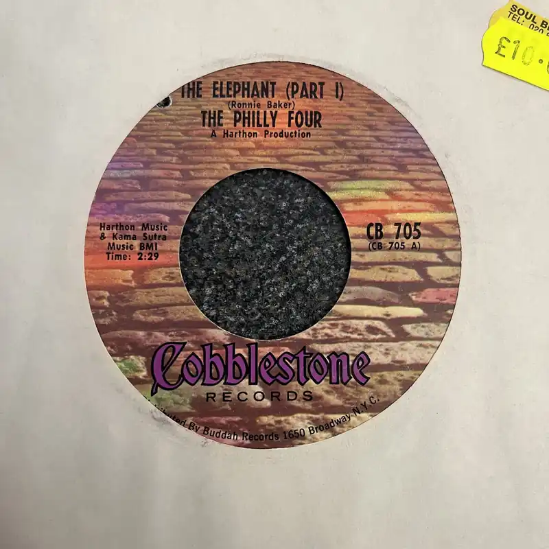 Exclusive The Philly Four - The Elephant Pt 1 | The Elephant Pt 2 - 7" single, Vinyl Music - Cobblestone