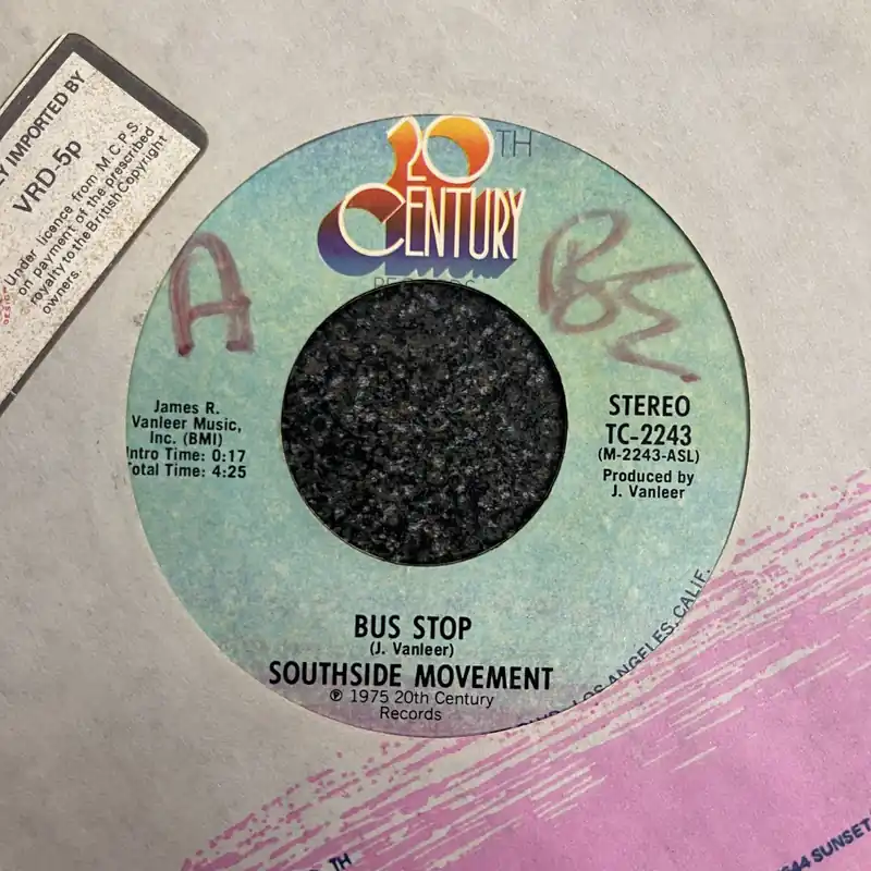 Holiday Sale Southside Movement - Bus Stop | Love Is For Fools - 7" single, Vinyl Music - 20Th Century