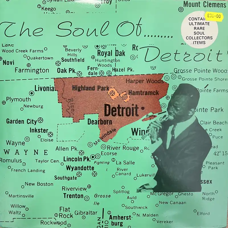 Various Artists - The Soul Of Detroit - LP, Vinyl Music - Soul Supply Get Yours