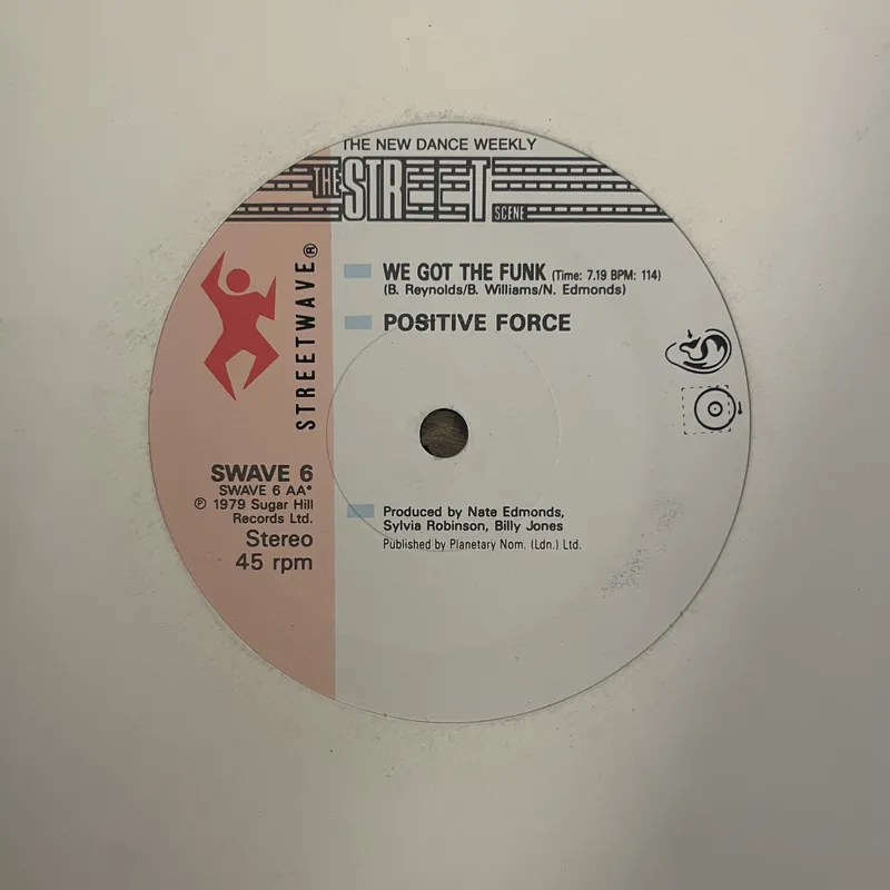 Direct From Factory Positive Force, Sugarhill Gang - We Got The Funk | Rappers Delight - 12" Single, Vinyl Music - Streetwave