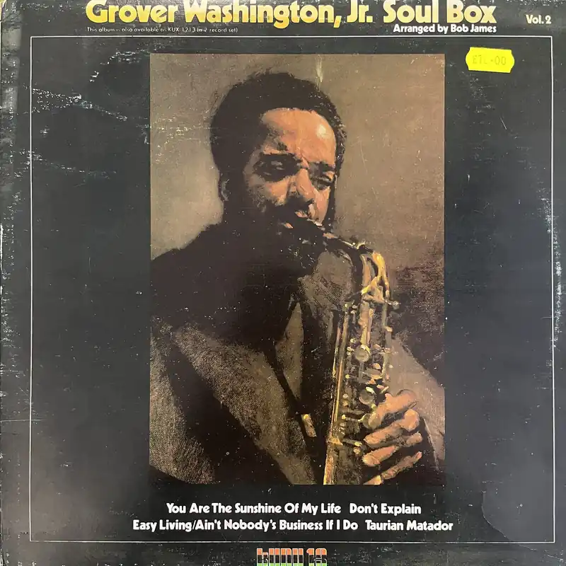 New Release Grover Washington Jr - Soul Box Vol 2 - LP, Vinyl Music - Kudu