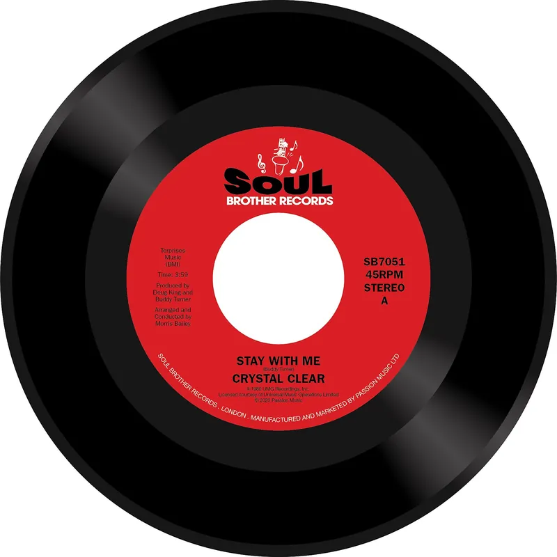 Free Delivery Crystal Clear - Stay With Me/Youre So Unreal - 7" single, Vinyl Music - Soul Brother