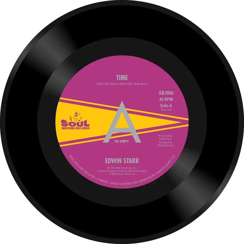 Factory Price Edwin Starr - Time/Running Back And Forth (DJ Copy) - 7" single, Vinyl Music - Soul Brother