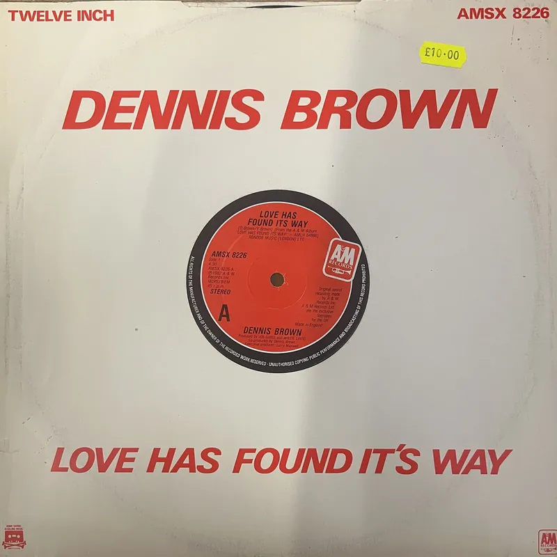 Money Back Guarantee Dennis Brown - Love Has Found Its Way | Why Baby Why | I Couldnt Stand Losing You - 12" Single, Vinyl Music - A&M