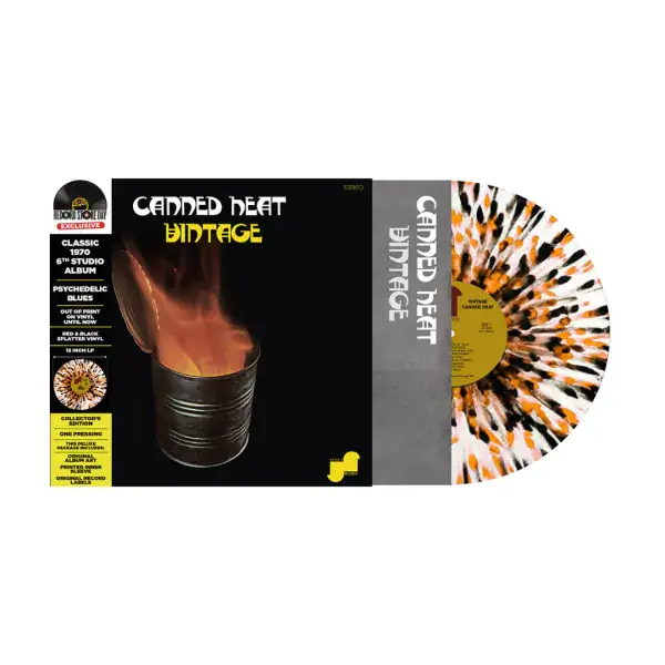 Hot Deal Canned Heat - Vintage (Splatter Orange/Noir Vinyl +CD) (RSD 2023) - LP, Vinyl Music - Culture Factory